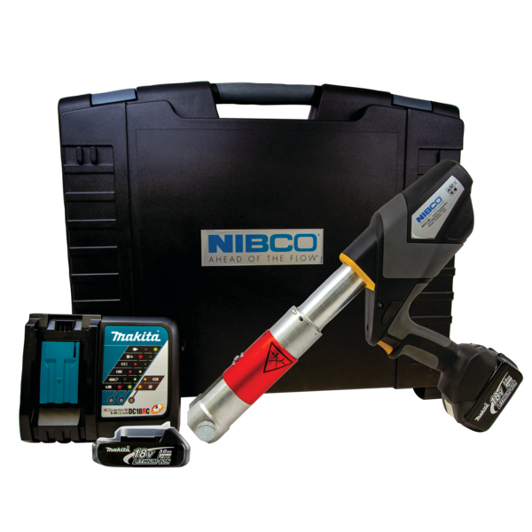 32kN Press Tool, Battery, Charger, Case Combo