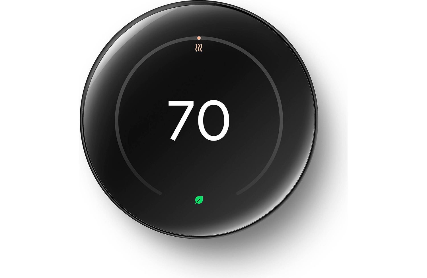 Nest Learning Thermostat 4th Generation With Temp Sensor(Polished Obsidian)