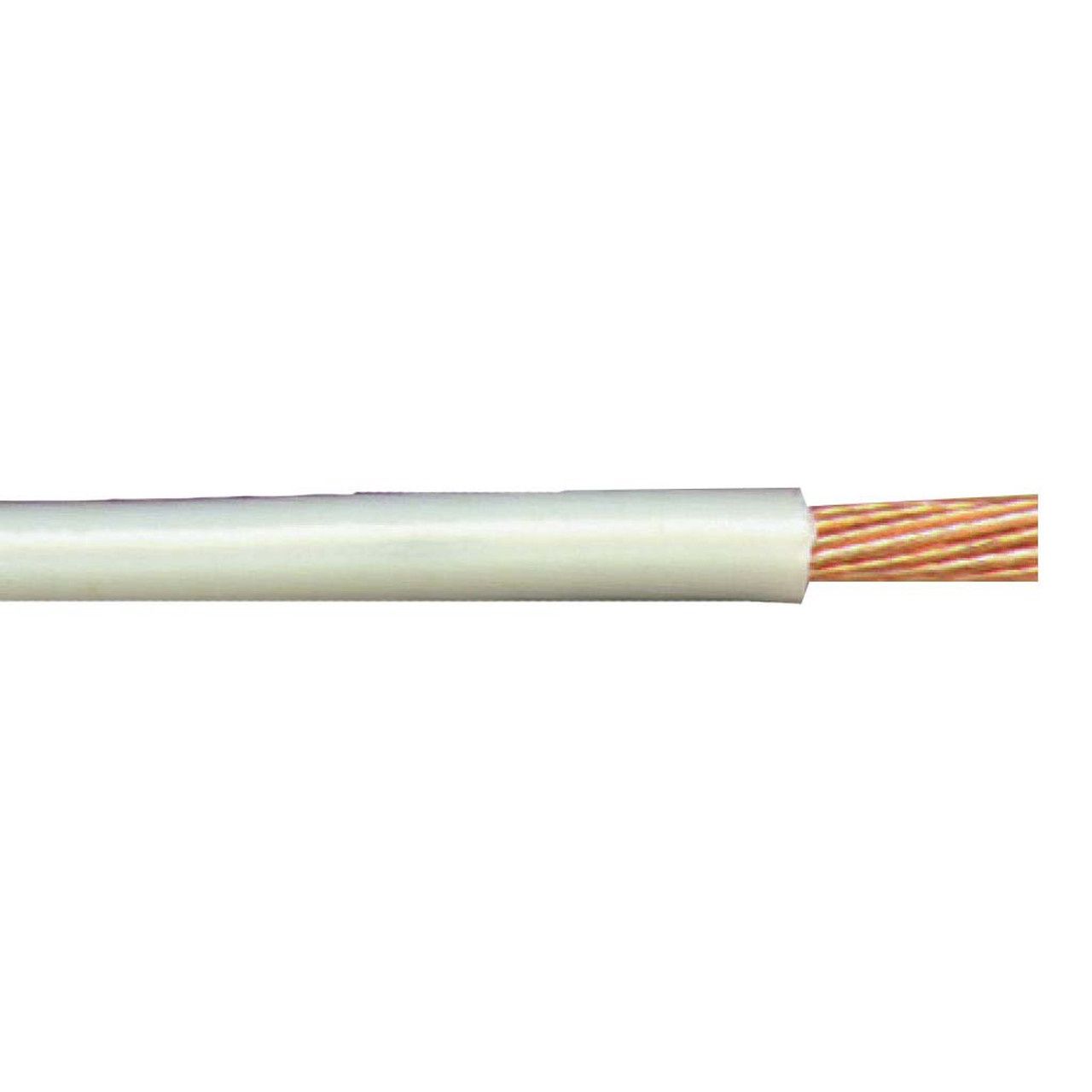 THHN8 White Stranded Wire CU (By Foot) THHN8 White Stranded Wire CU (By Foot)