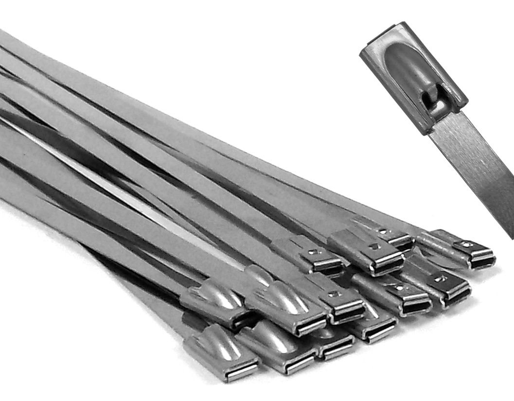 10" Stainless Steel Cable Tie (100ct)