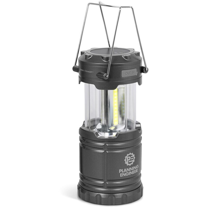 Swiss Cougar Cape Town Lantern &amp; Wireless Charging Power Bank - 4,000mAh