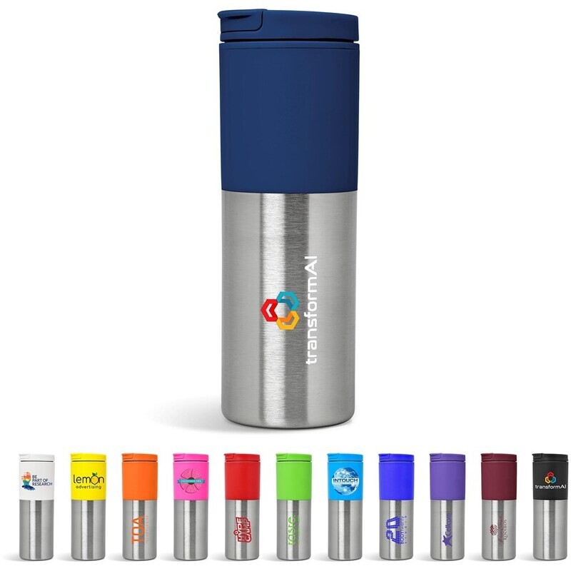 Kooshty Typhoon Stainless Steel &amp; Plastic Double-Wall Tumbler - 450ml