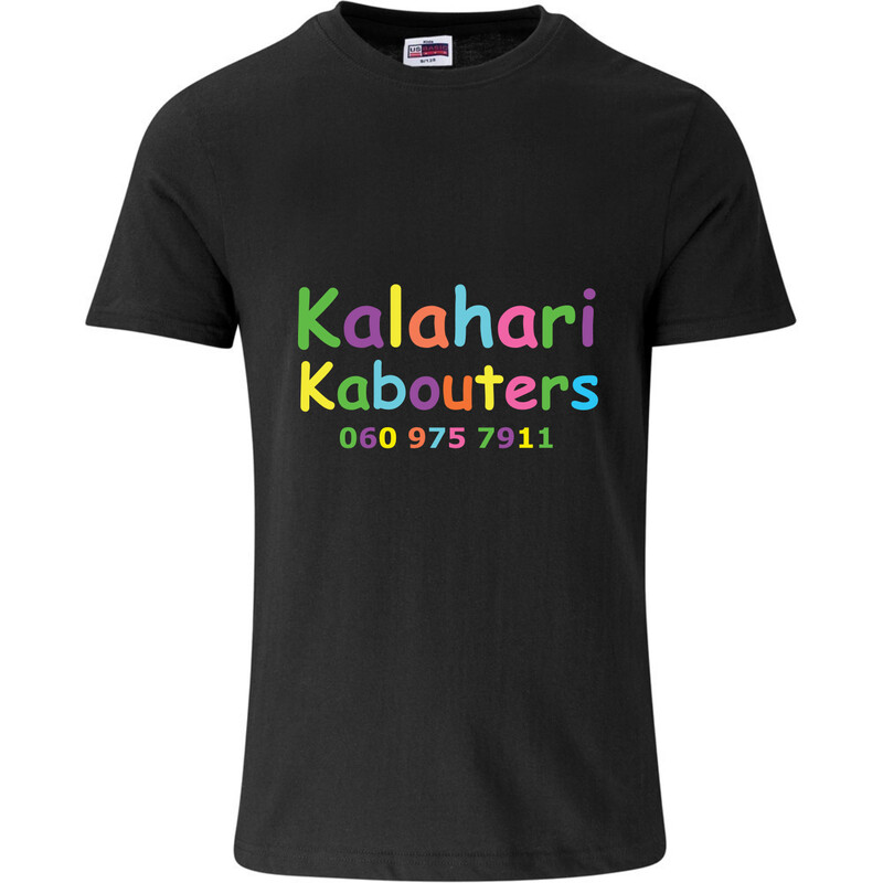 Kalahari Kabouters 2 x T-Shirts - Short Sleeve Set (1xLime &amp; 1xBlack)
