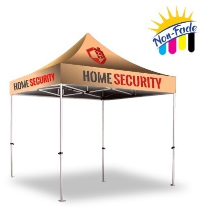 Gazebo Complete Stand - 2m x 2m - UV Resistant Print - Deluxe Steel Frame