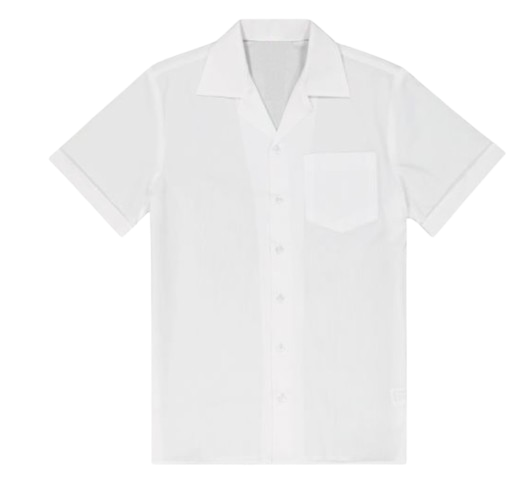 Short Sleeve School Shirt - White - Boys