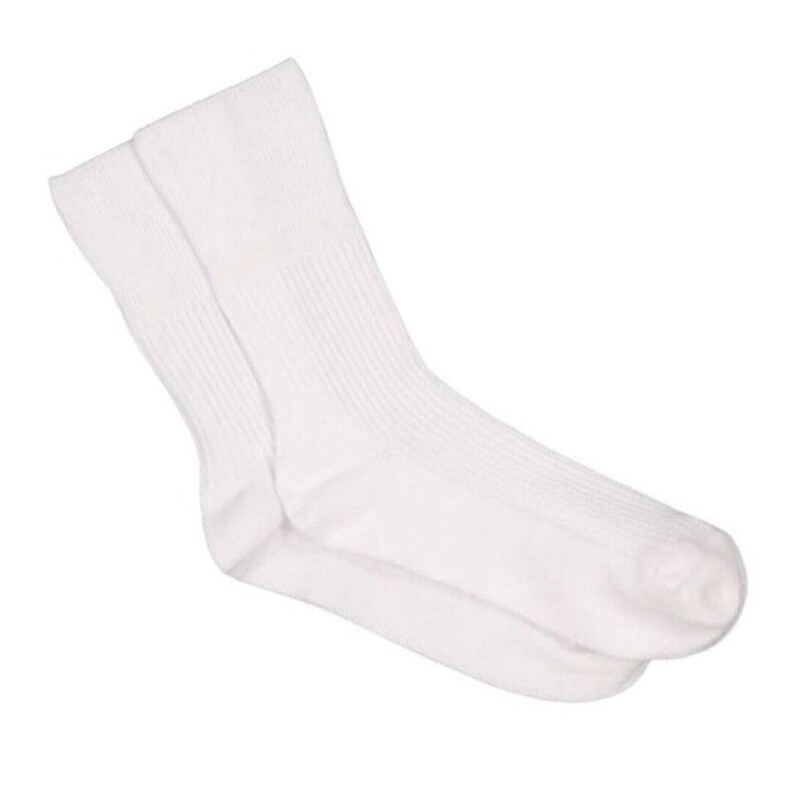 Girls School Socks Anklet - White