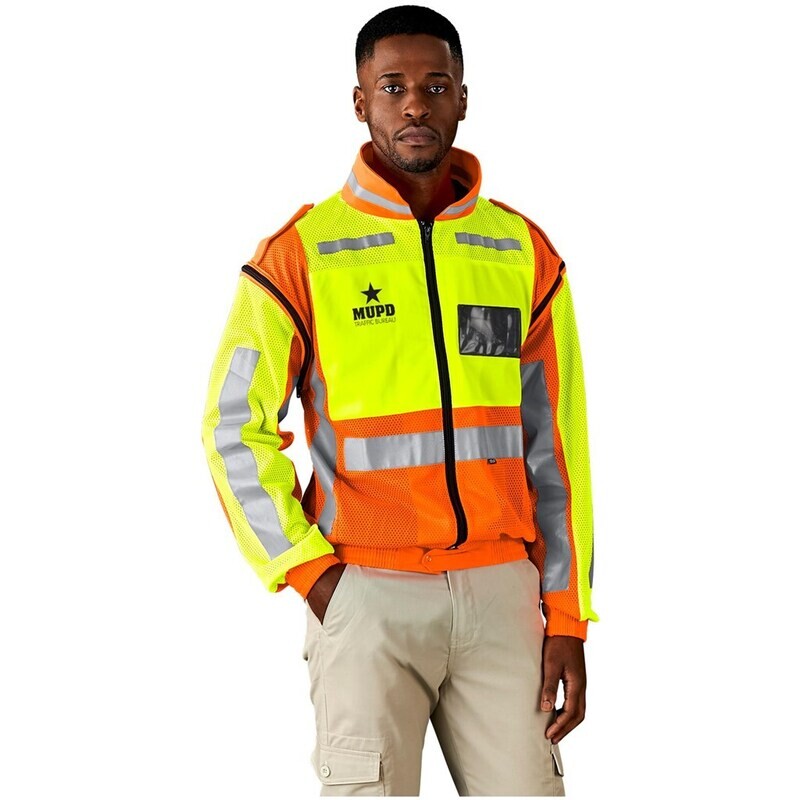 Metro Two-Tone Hi-Viz Reflective Zip-Off Jacket - Unisex