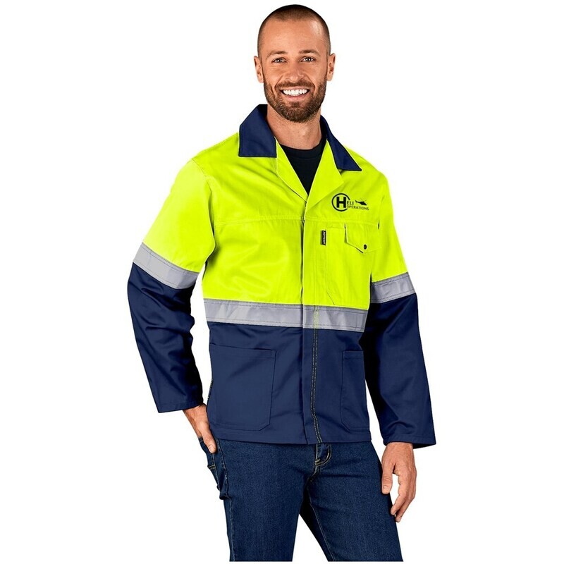 Two-Tone Hi-Viz Reflective Jacket - Unisex