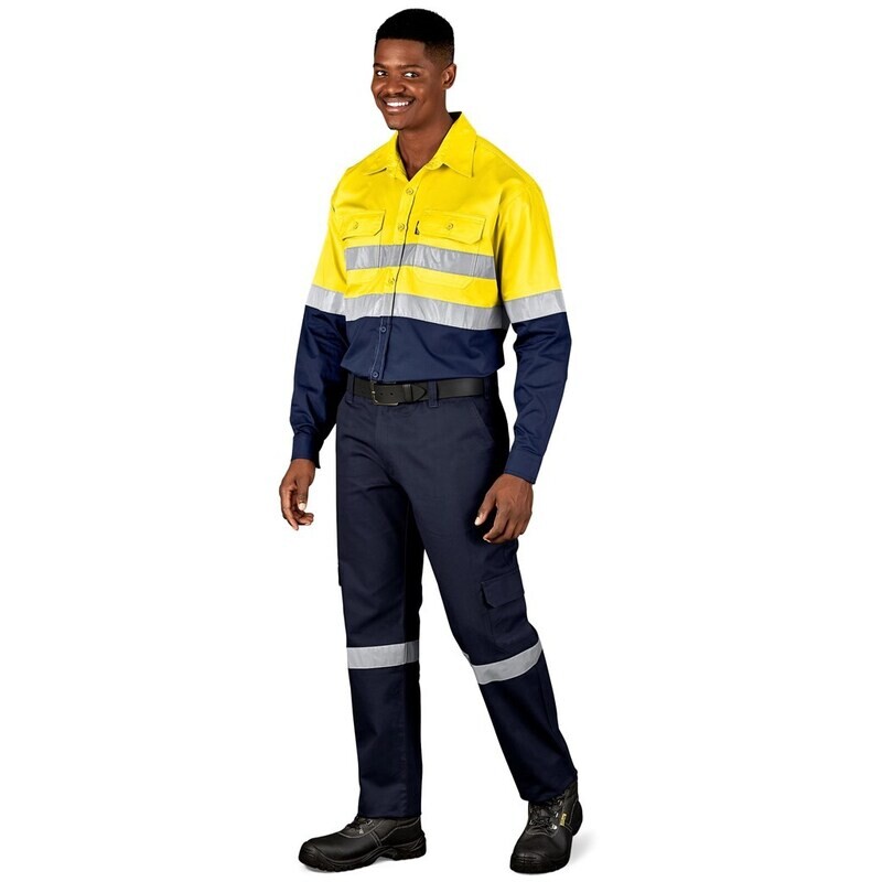 Premium Cargo Reflective Pants - Navy - Unisex