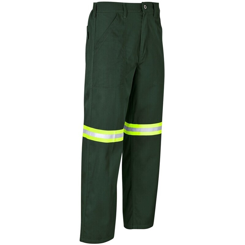 Site Premium Polycotton Pants - Reflective Legs - Yellow Tape - Unisex