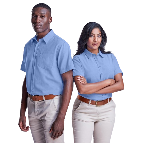 Short Sleeve Oxford Shirt - Ladies &amp; Mens