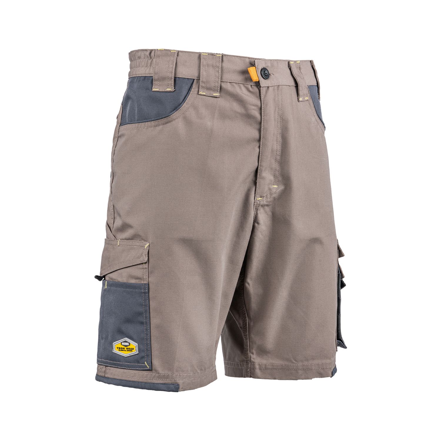 Rebel - Mens Tech Gear Shorts - Colour Desert Dust