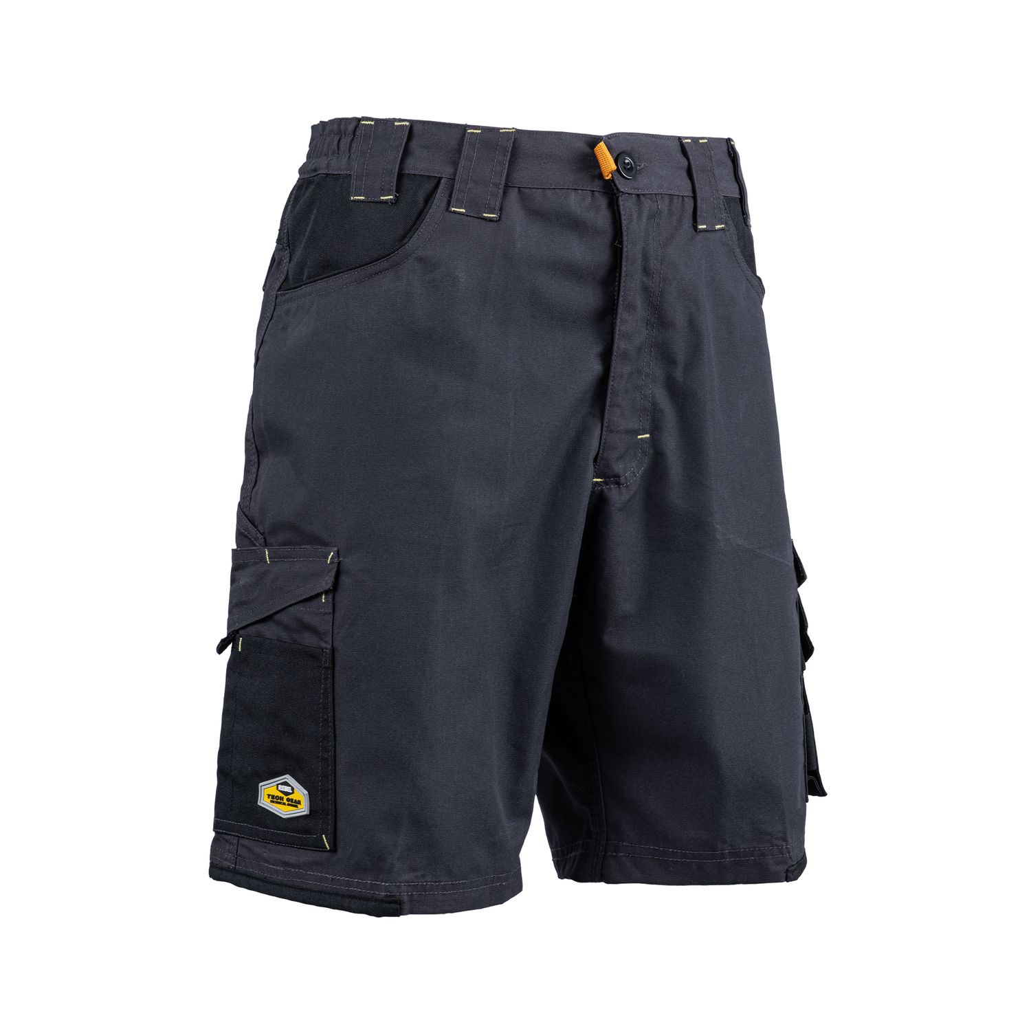 Rebel - Mens Tech Gear Shorts - Colour Gun Metal