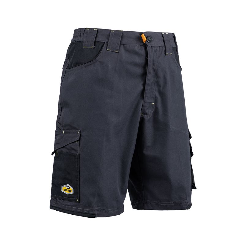 Rebel - Mens Tech Gear Shorts - Colour Gun Metal