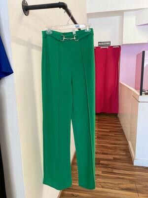 Pantalon palazo verde