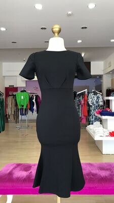 VESTIDO MIDI NEGRO