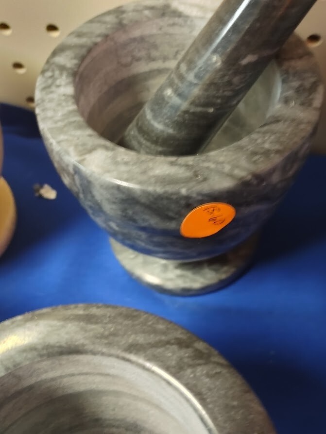Black Mortar and Pestle/
