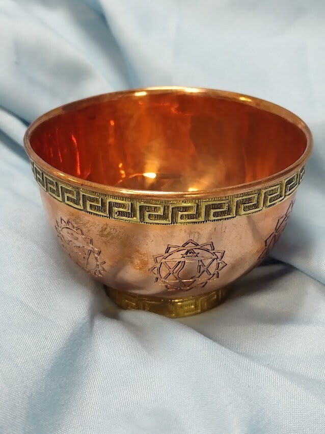 Copper Bowl Incense and Charcoal Burner