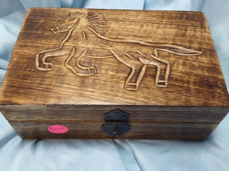Unicorn Wood Box