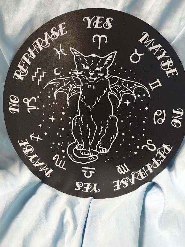 Wooden Pendulum Board/Black Cat/black