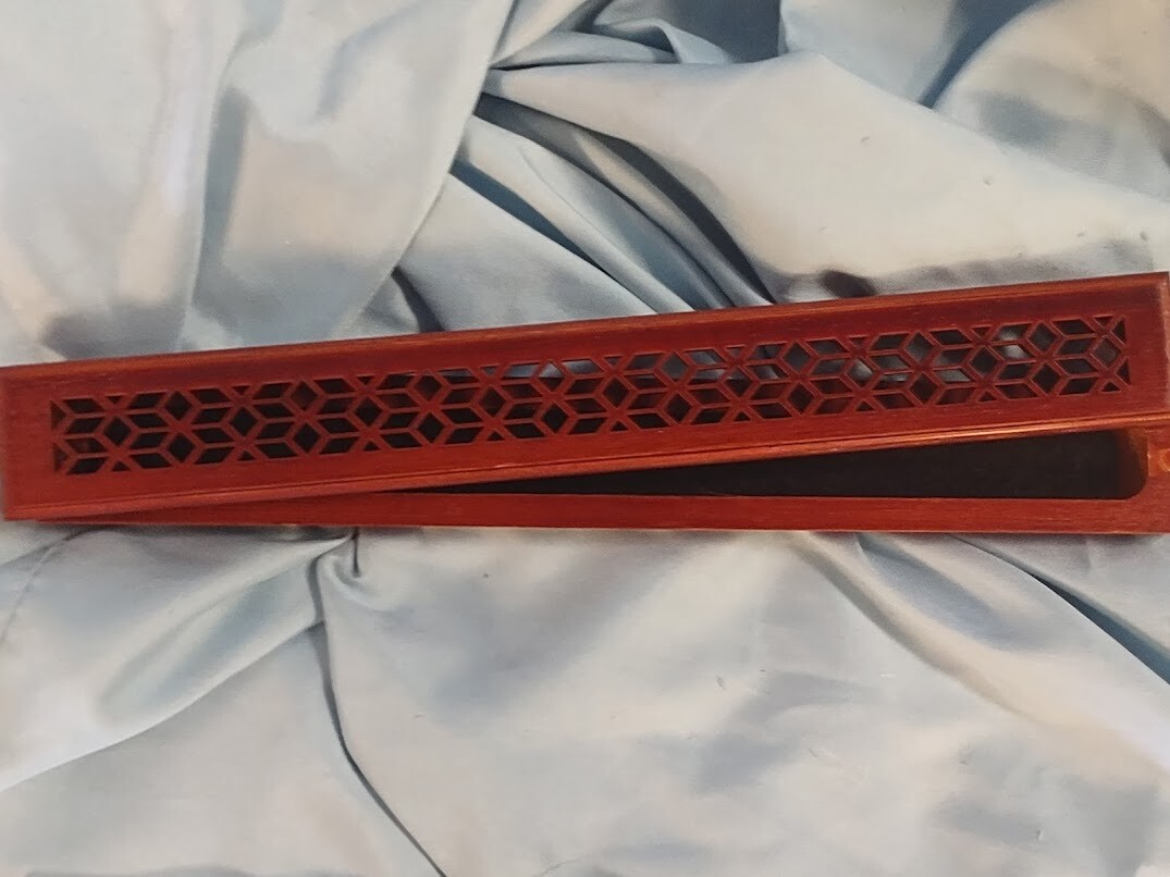 Rosewood Incense Burner/lid,box