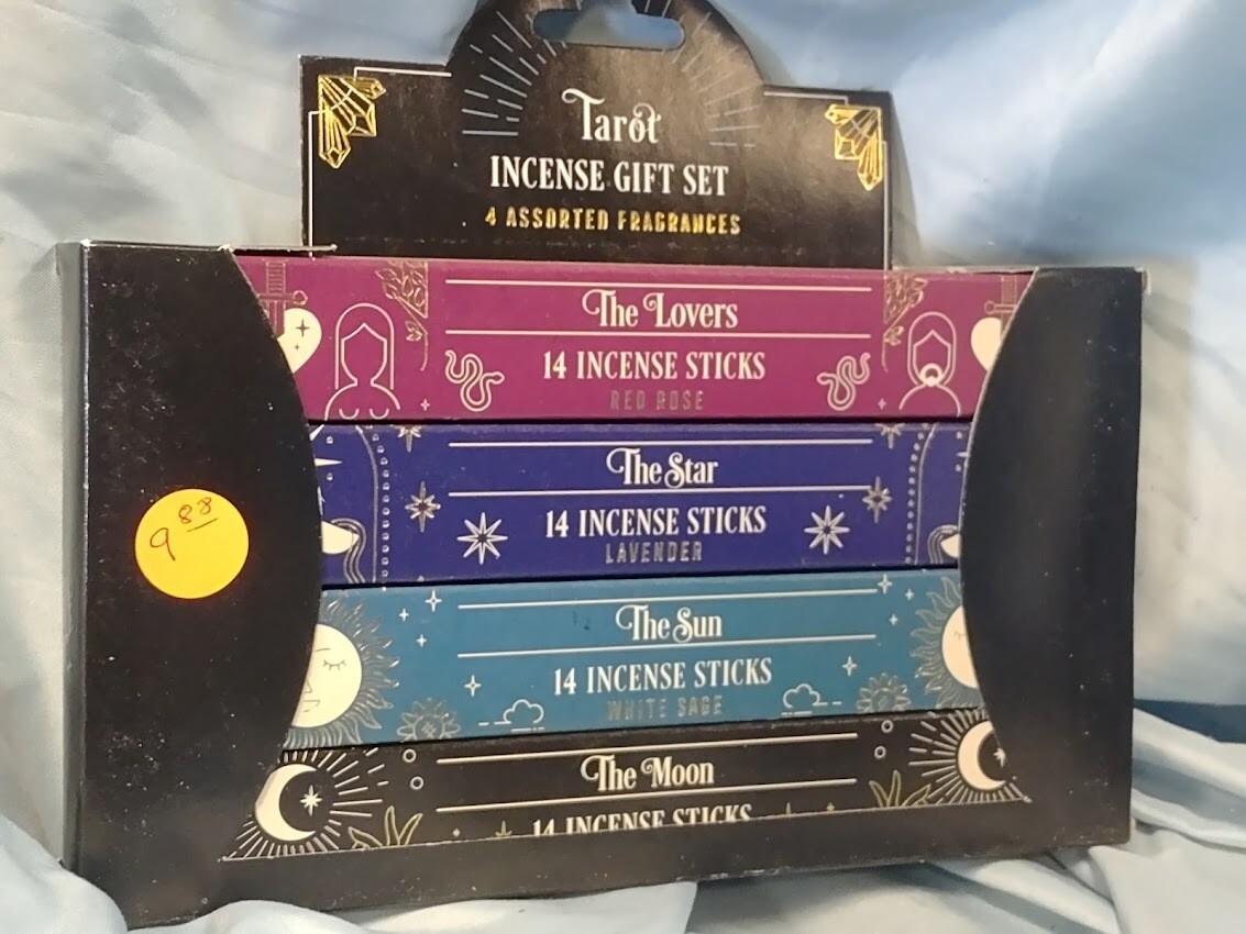 Tarot Card Incense Incense Gift Set