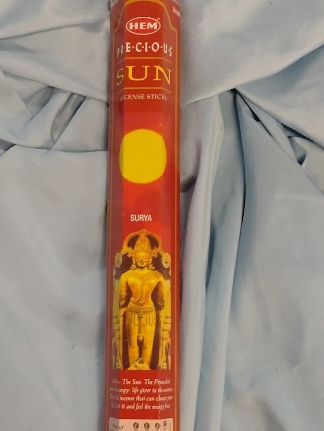 Hem Hexagonal pk 20 Incense-Sun