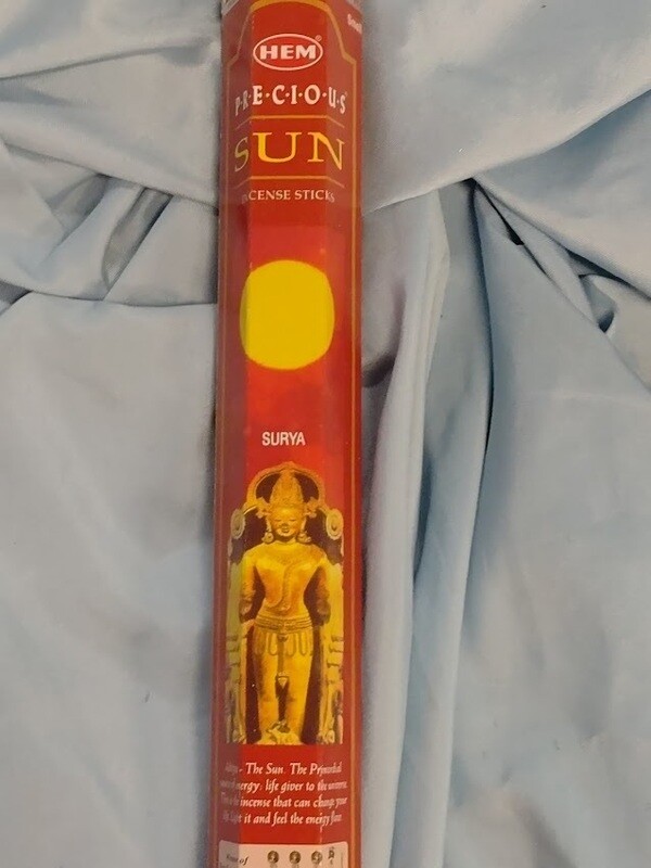 Hem Hexagonal pk 20 Incense-Sun