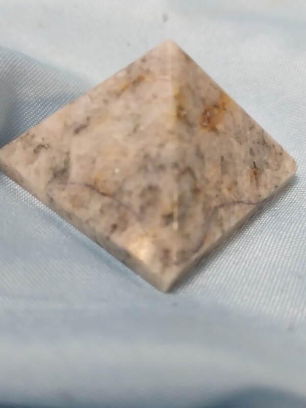 Mini Stone Pyramid/Opalized Fluorite