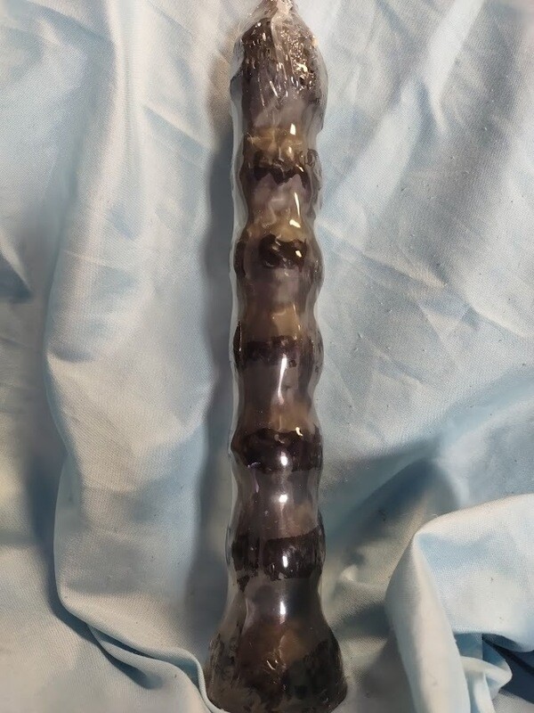 7 knob Candle 9 1/2 /Black