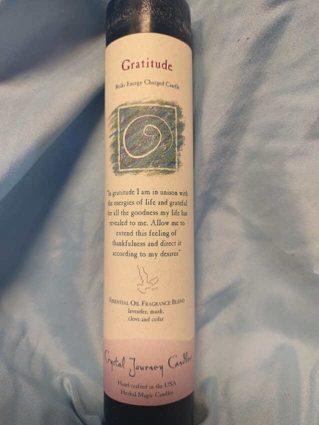 Crystal Journey Candle/Gratitude