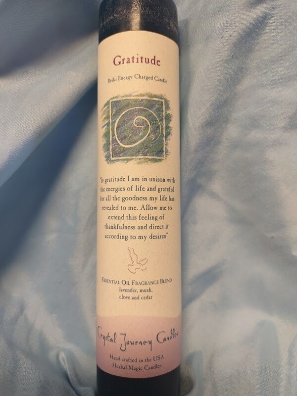 Crystal Journey Candle/Gratitude