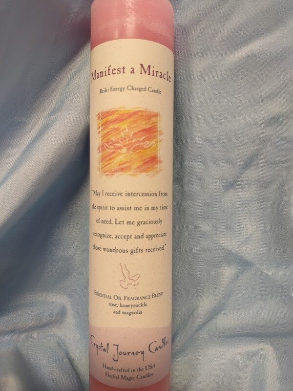 Crystal Journey Candle/Manifest A Miracle