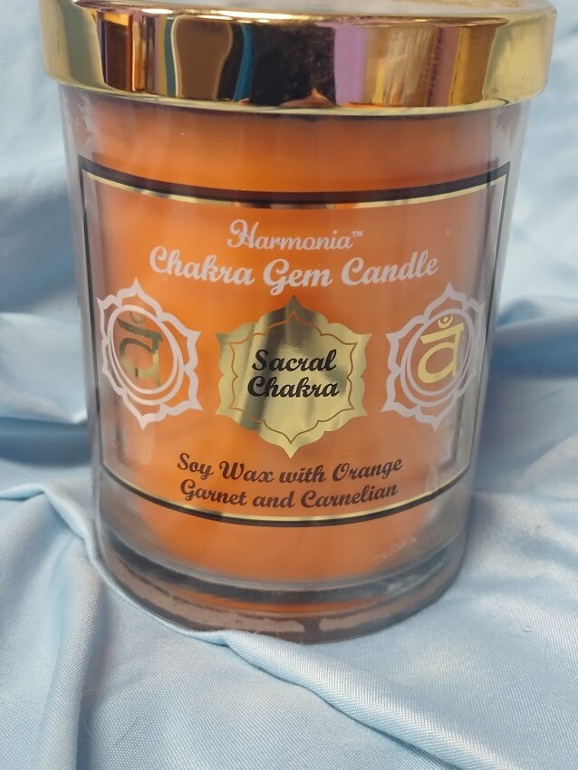 Harmonia Gemstone Candle/Sacral