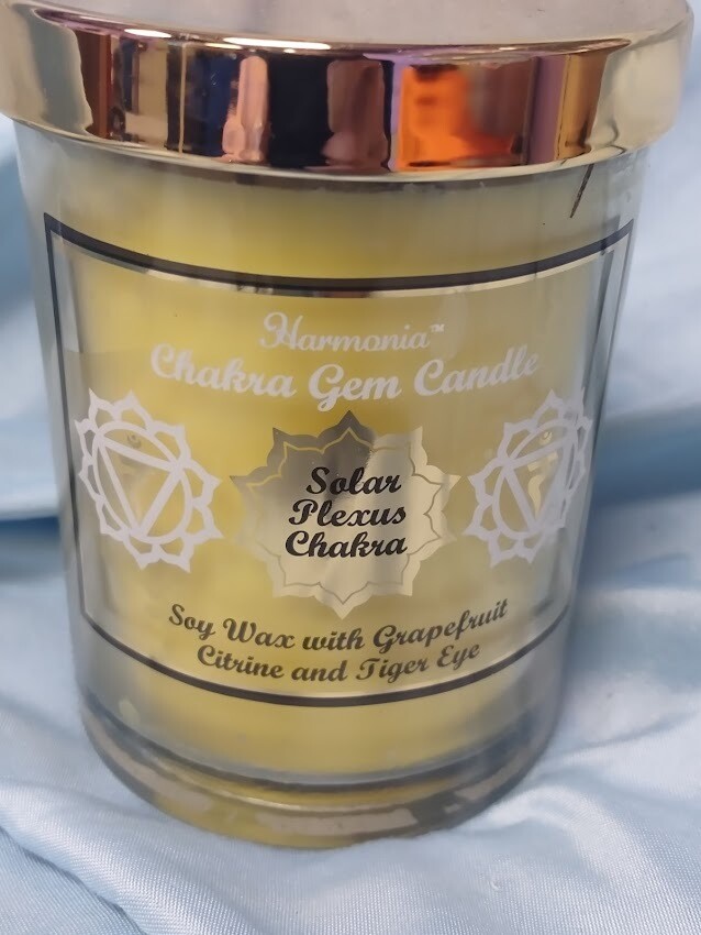 Harmonia Gemstone Candle/Solar Plexus