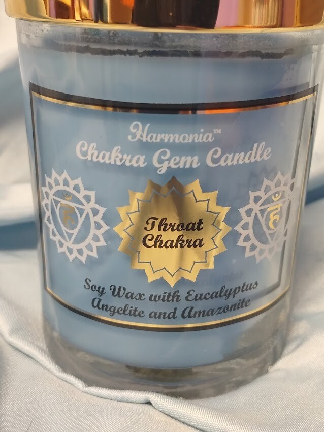 Harmonia Gemstone Candle/Throat
