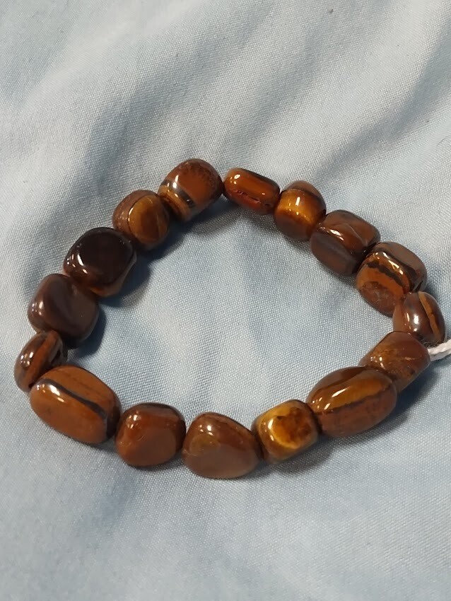 Tumbled Stone Bracelet/Tigers Eye
