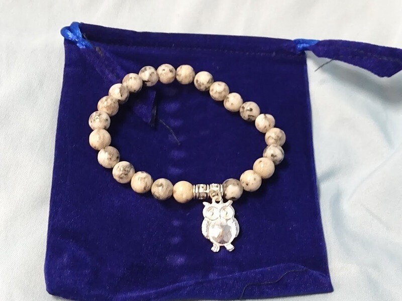 Black Sesame Gemstone Bracelet