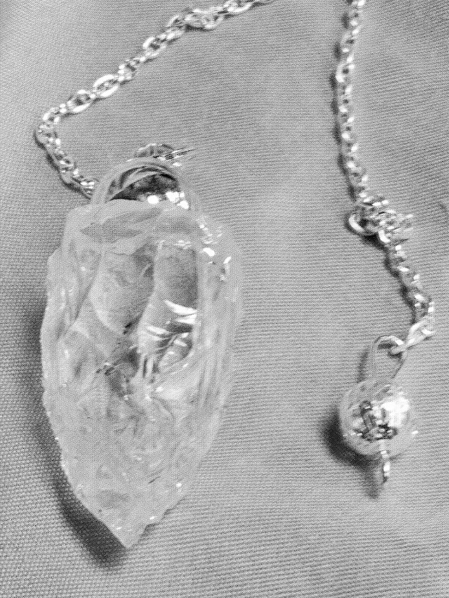 Rough Pendulum Clear Quartz