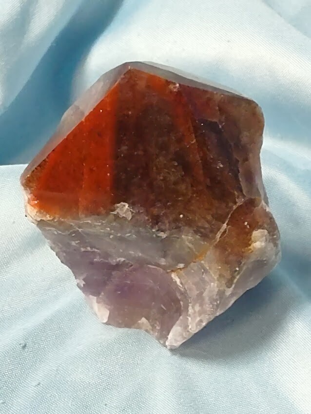 Red Capped Amethyst Point