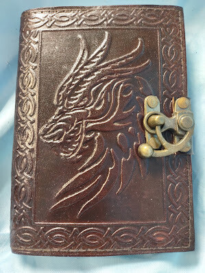 Leather Journal W/ Latch/Celtic Dragon