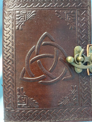 Leather Journal W/ Latch/Triquetra