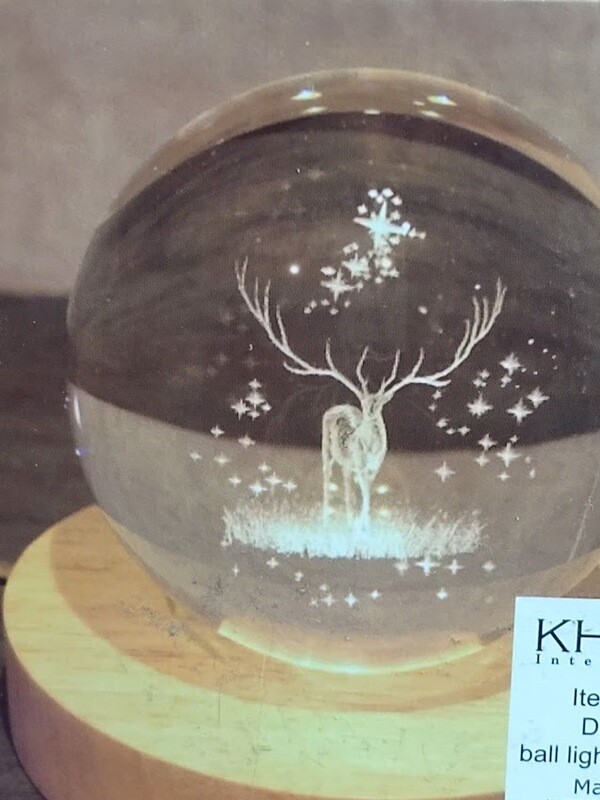 Led Light Crystal Ball