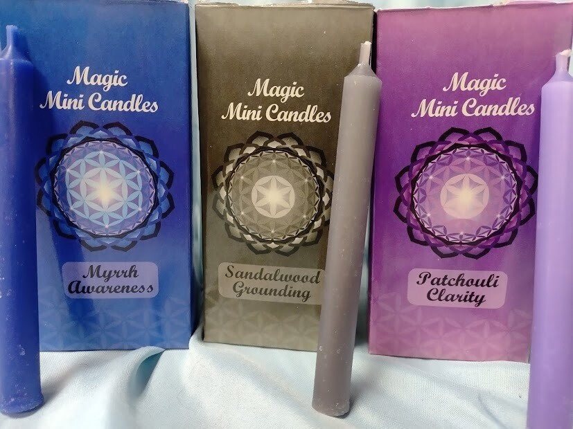 Harmonia Scented Mini Candle/Blue/Myrrh/Awareness