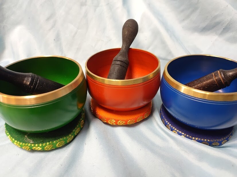  mini chakra singing bowl third eye