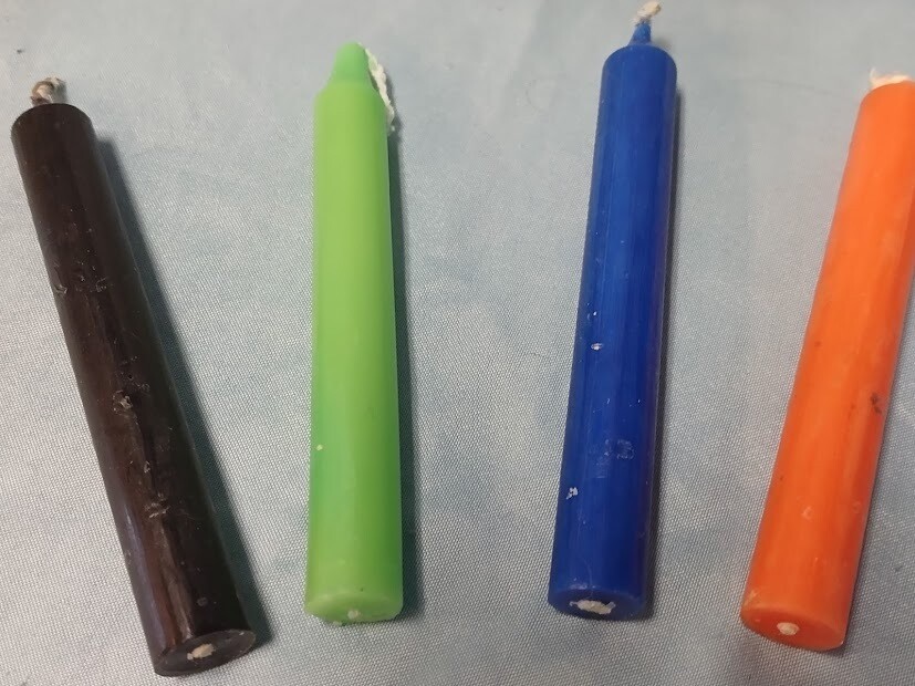 Mini Ritual Candle/Indigo/Mfr Biederman