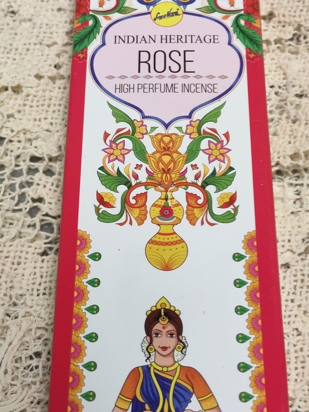 Indian Heritage Incense/Rose
