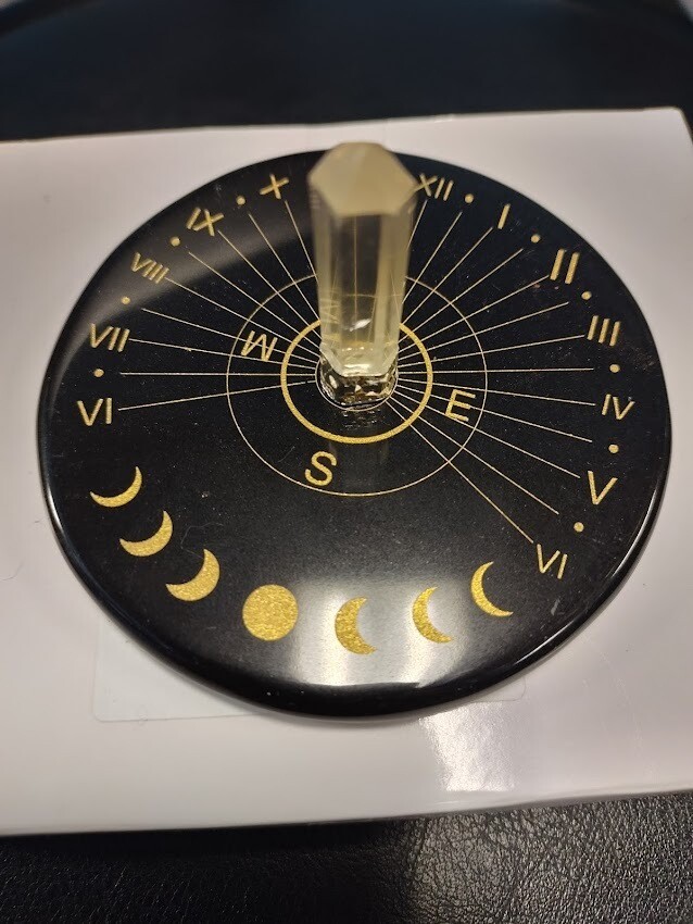 Moon Phase Calendar w/Crystal/small