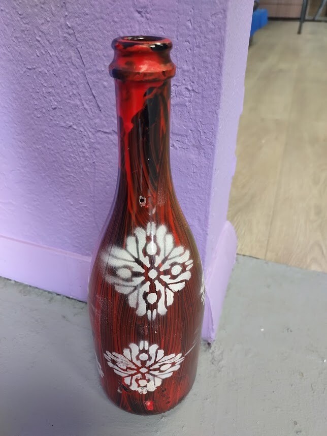 INCENSE BOTTLE/SNOWFLAKE