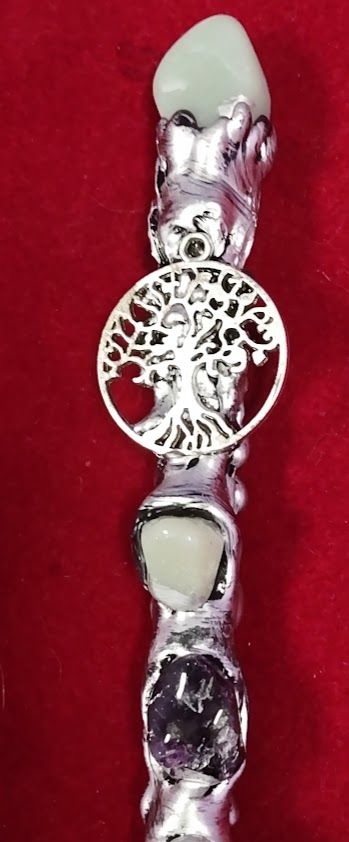 Magic Wand/Green Aventurine w/Tree of Life